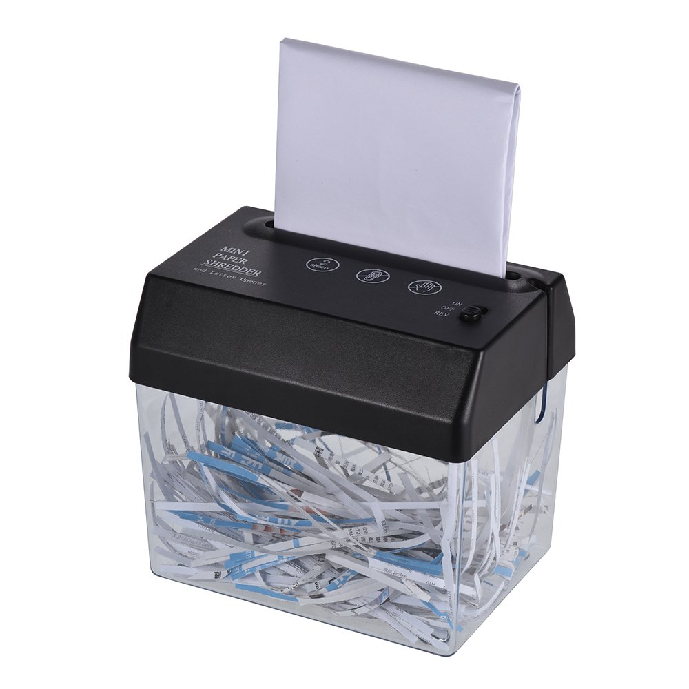 Mini Portable USB Paper Shredder Cutter Strip Cut